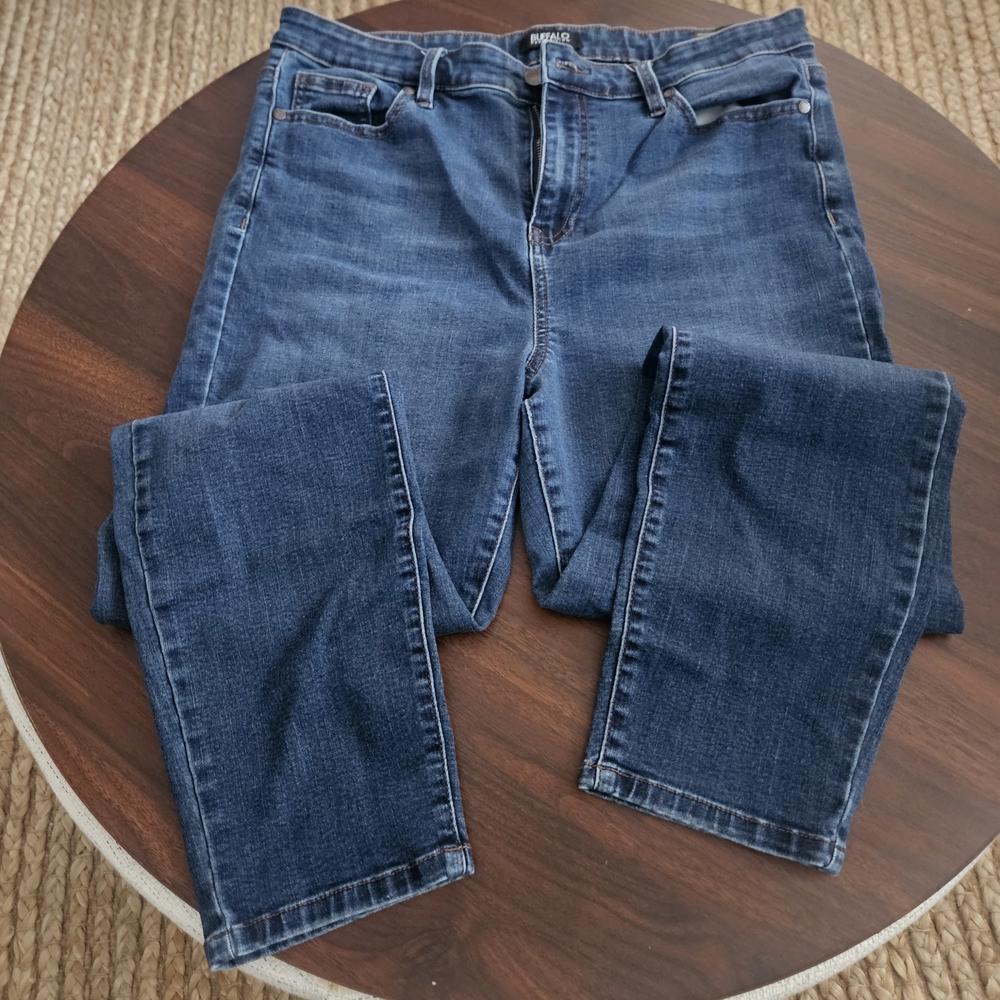 Buffalo David Bitton Women's High Rise Jeans - Deep Blue Size 12/32